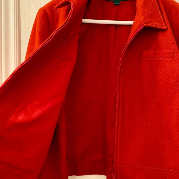 π¨π¦ MADE IN CANADA π Boutique Zip-up Wool Blazer - Picture 4 of 8